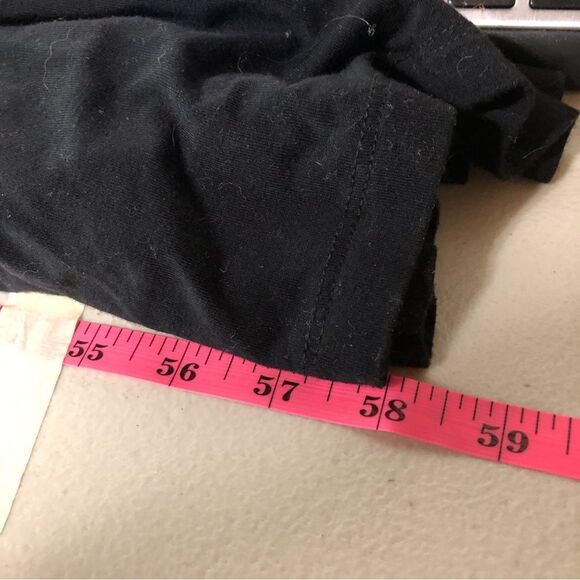 Fabletics Maxi Dress Womens 1X Black Strappy Long Stretchy Soft Comfy Fitted - Picture 10 of 12